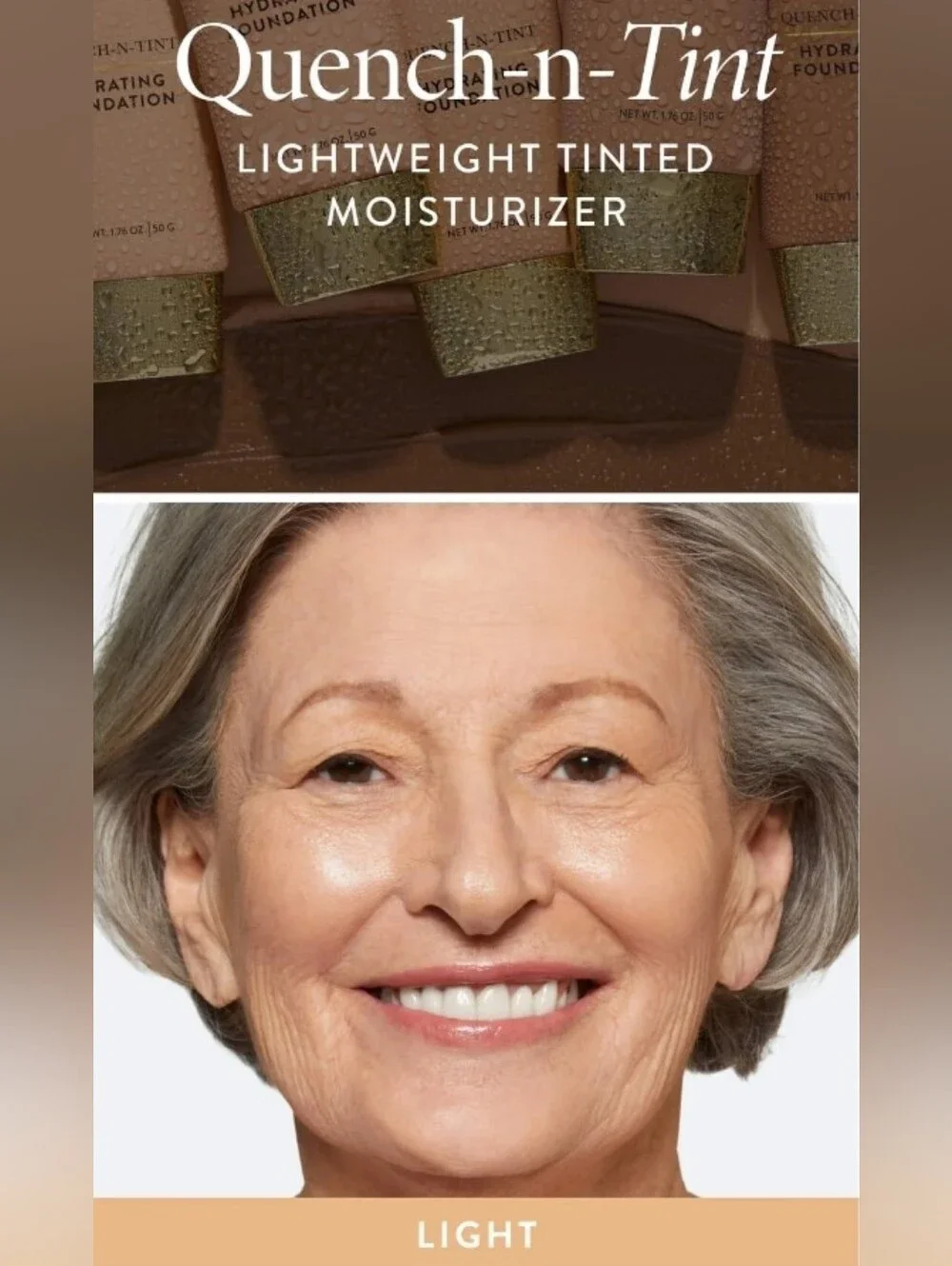Laura Gellar Quench-N-Tint Lighweight Tinted Moisturizer In Light NWT Sealed Box